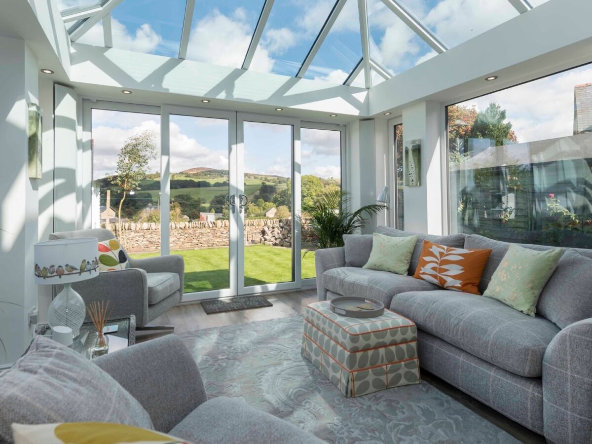 glass roof hup! conservatory