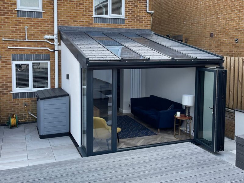 tiled roof conservatory conversion from hup!