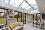 interior photo of a hup! orangery with pitched roof lantern