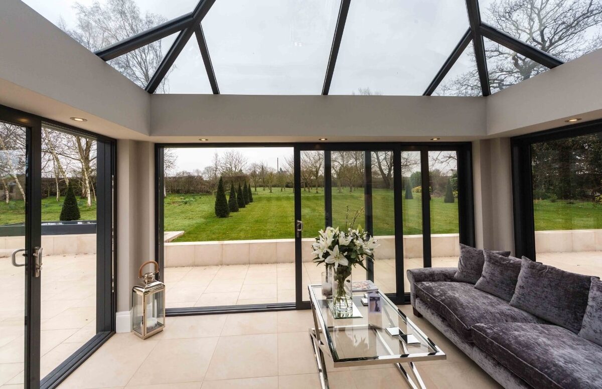 Energy efficient conservatory with hup!