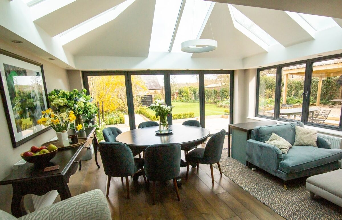 Photo of a high quality extension finish with hup!