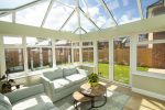 Amanda newbuild hup! conservatory glass roof