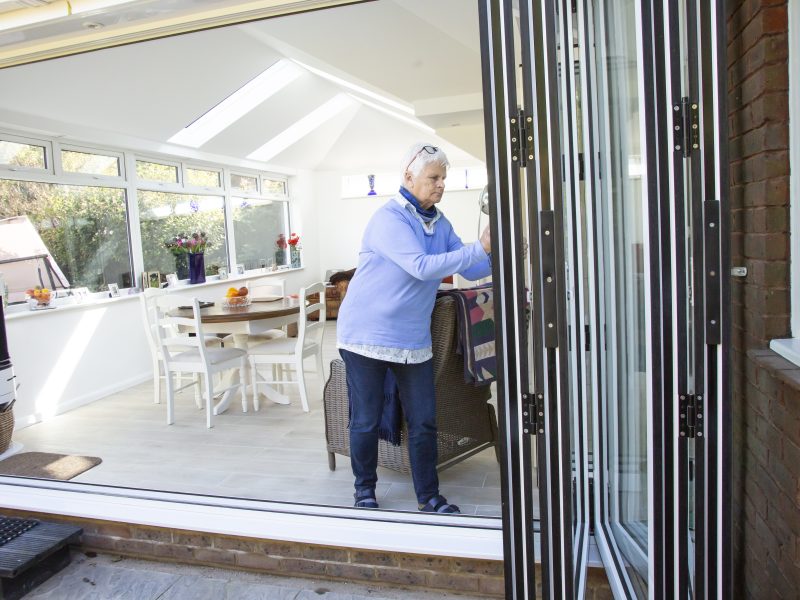 Mrs Bell hup! conservatory conversion