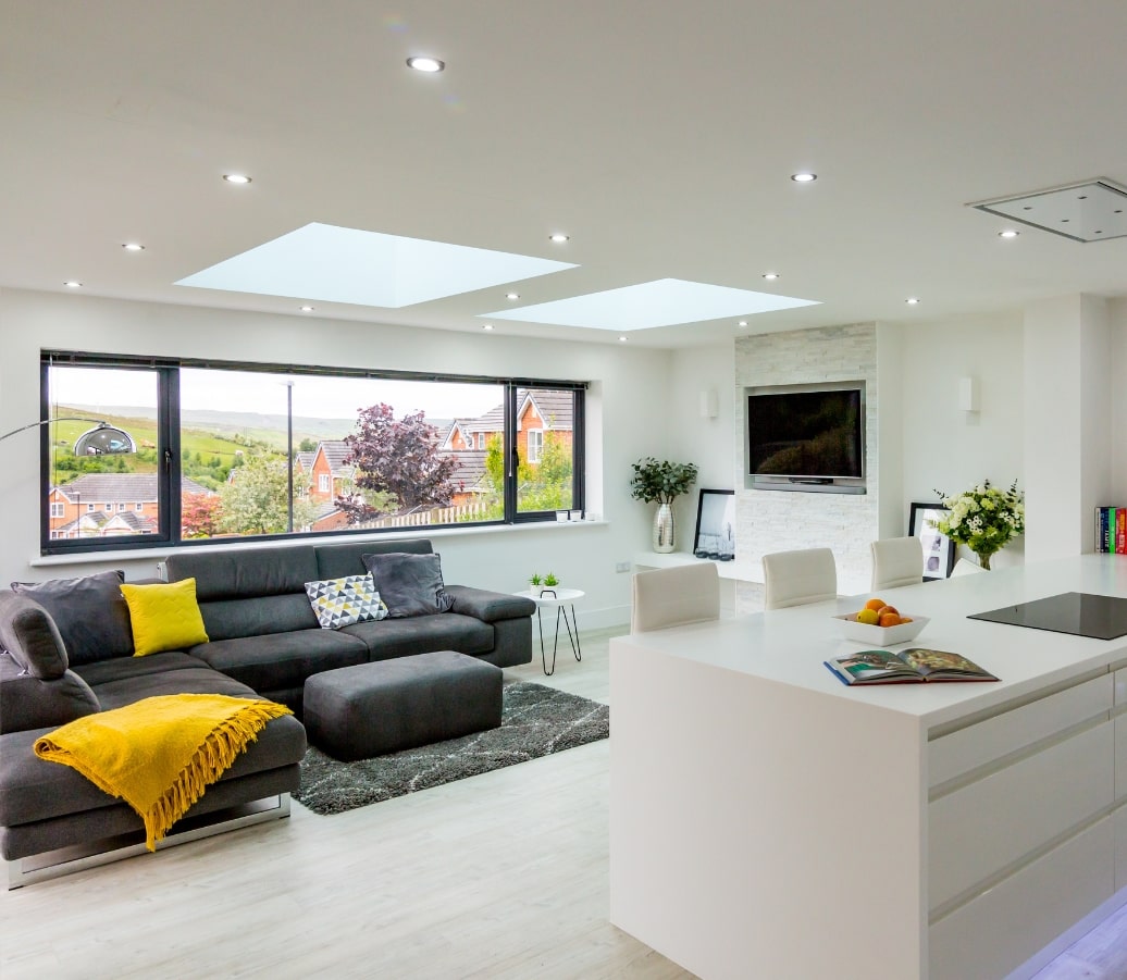 flat roof conservatory conversion