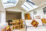 Open plan hup! extension with glazed hybrid roof